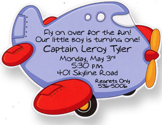 1st invitation plane