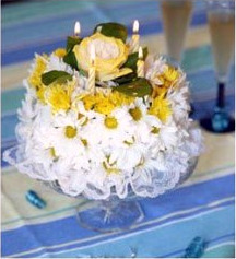 birthday flower cake