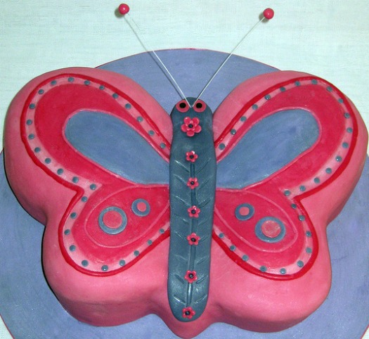 Butterfly Birthday Cake
