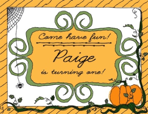 halloween birthday invitations