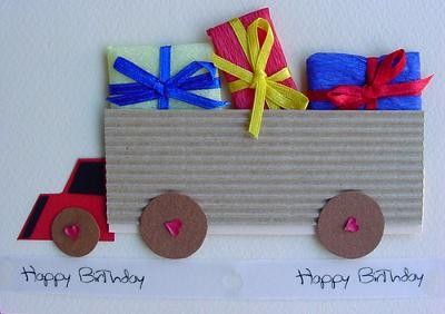 Construction Truck Birthday Invitation