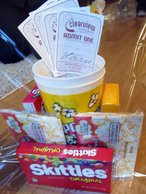 Movie Time Gift Basket