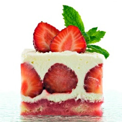 strawberry cake