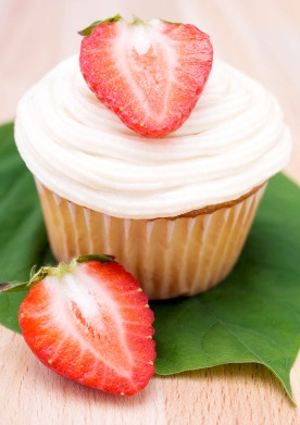 strawberry cupcake