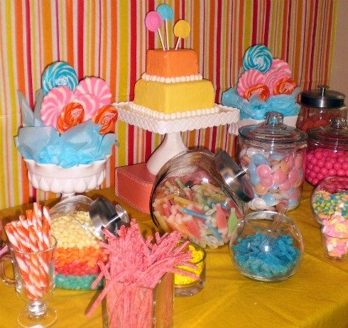 candy party buffet