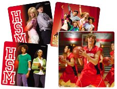 high school musical party stickers