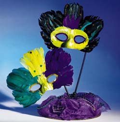 mardi gras centerpiece