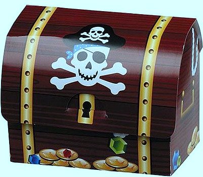 pirate chest favor